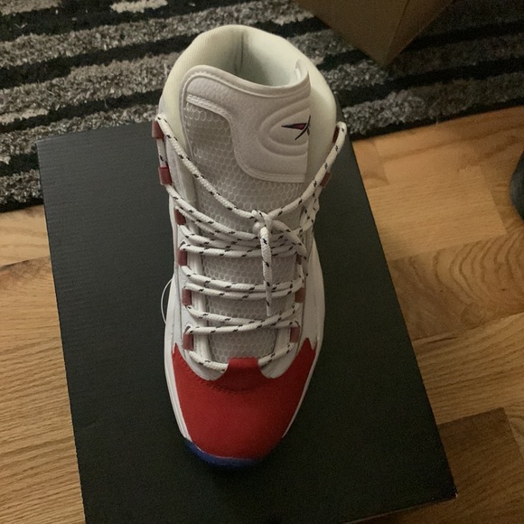 Reebok Question OG Mid Red Toe 2020 - Picture 7 of 13